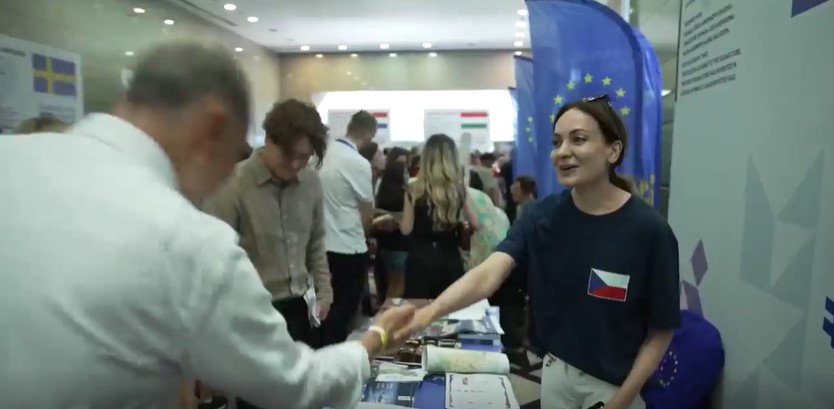Eu member states stands at the Europe day 2025 in Batumi