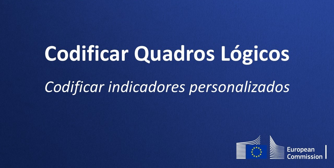 Thumbnail with the text: codificar quadros lógicos - codificar indicadores personalizados