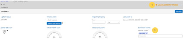 A screenshot of the EU Funding and Tenders Portal new feature