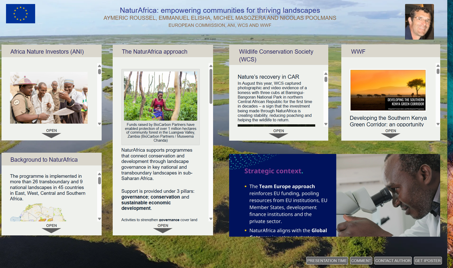Image of iposter about NaturAfrica initiative