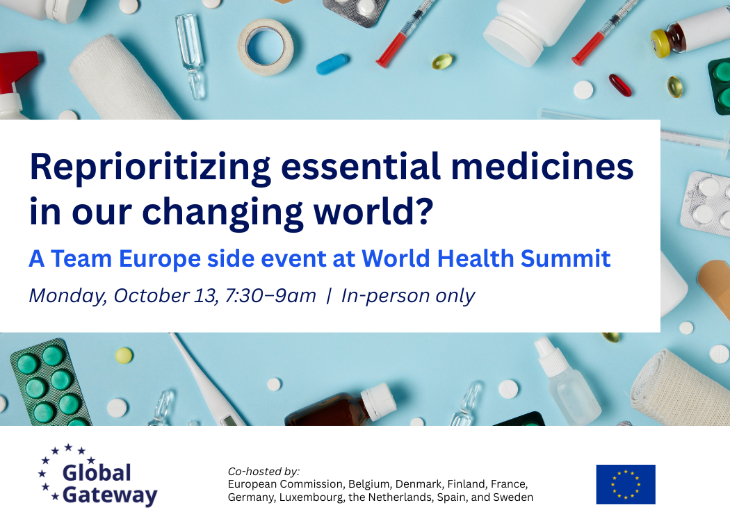 Team Europe event on essential medicines