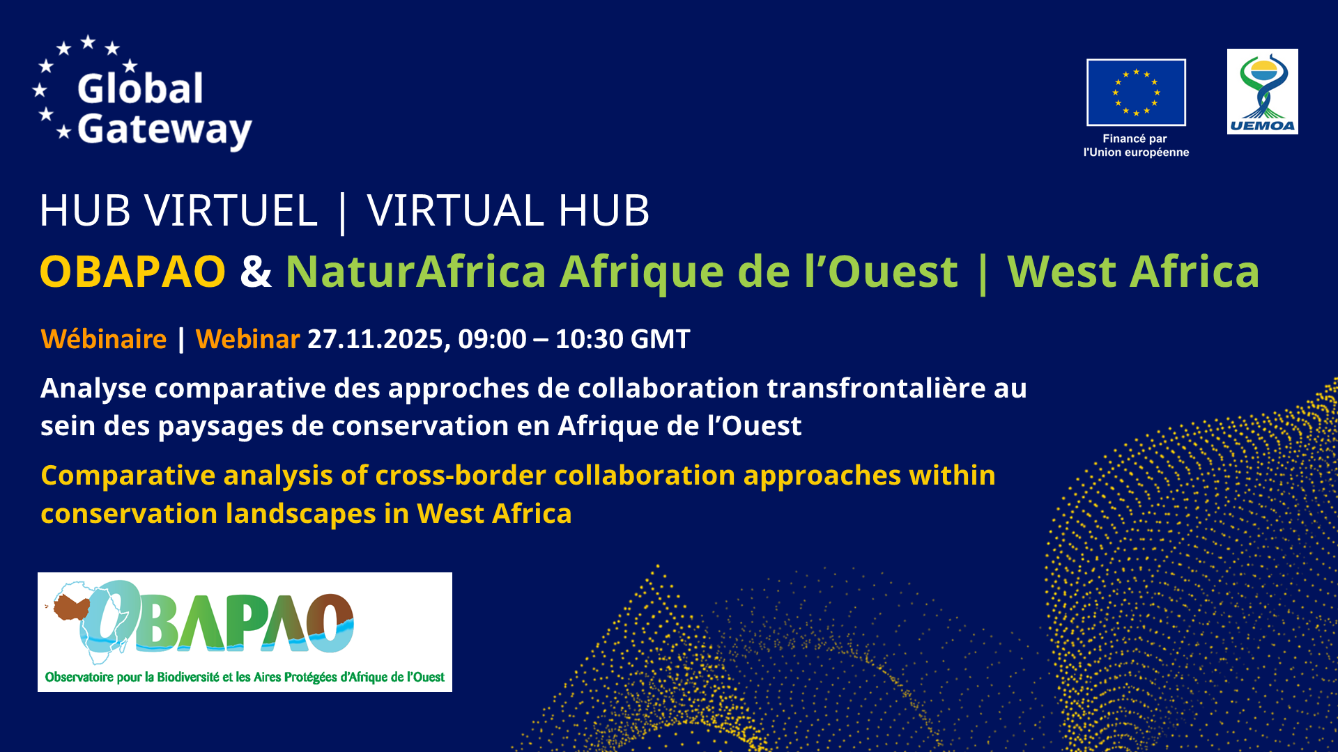 Event flyer with details of date and time