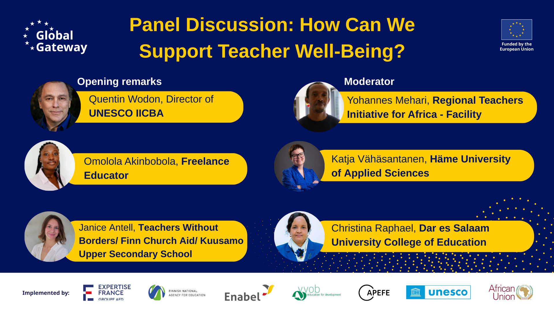 Programme of the RTIA session at EDUCA, please check the text below for the same information.