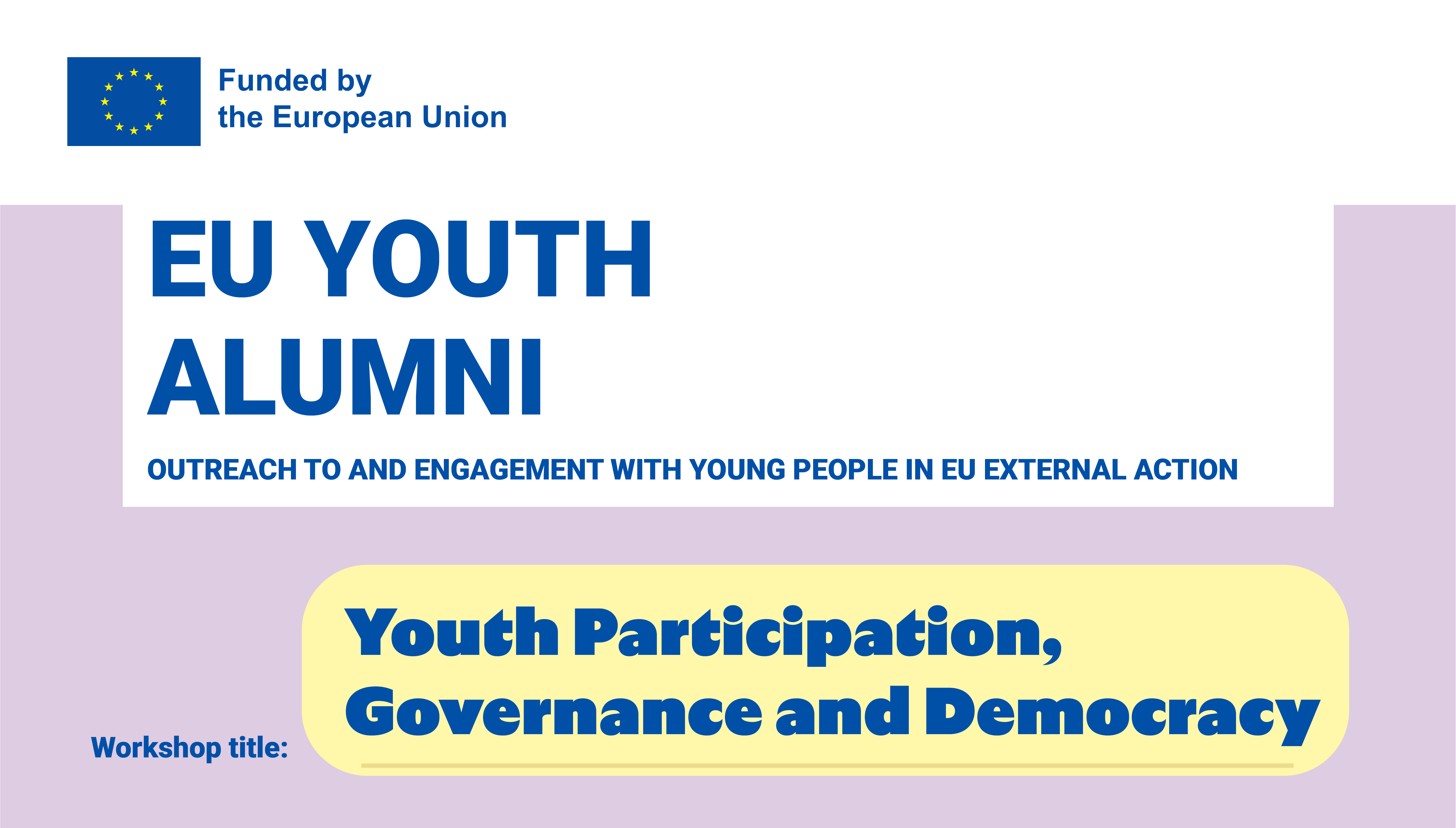 Youth Participation, Governance and Democracy 