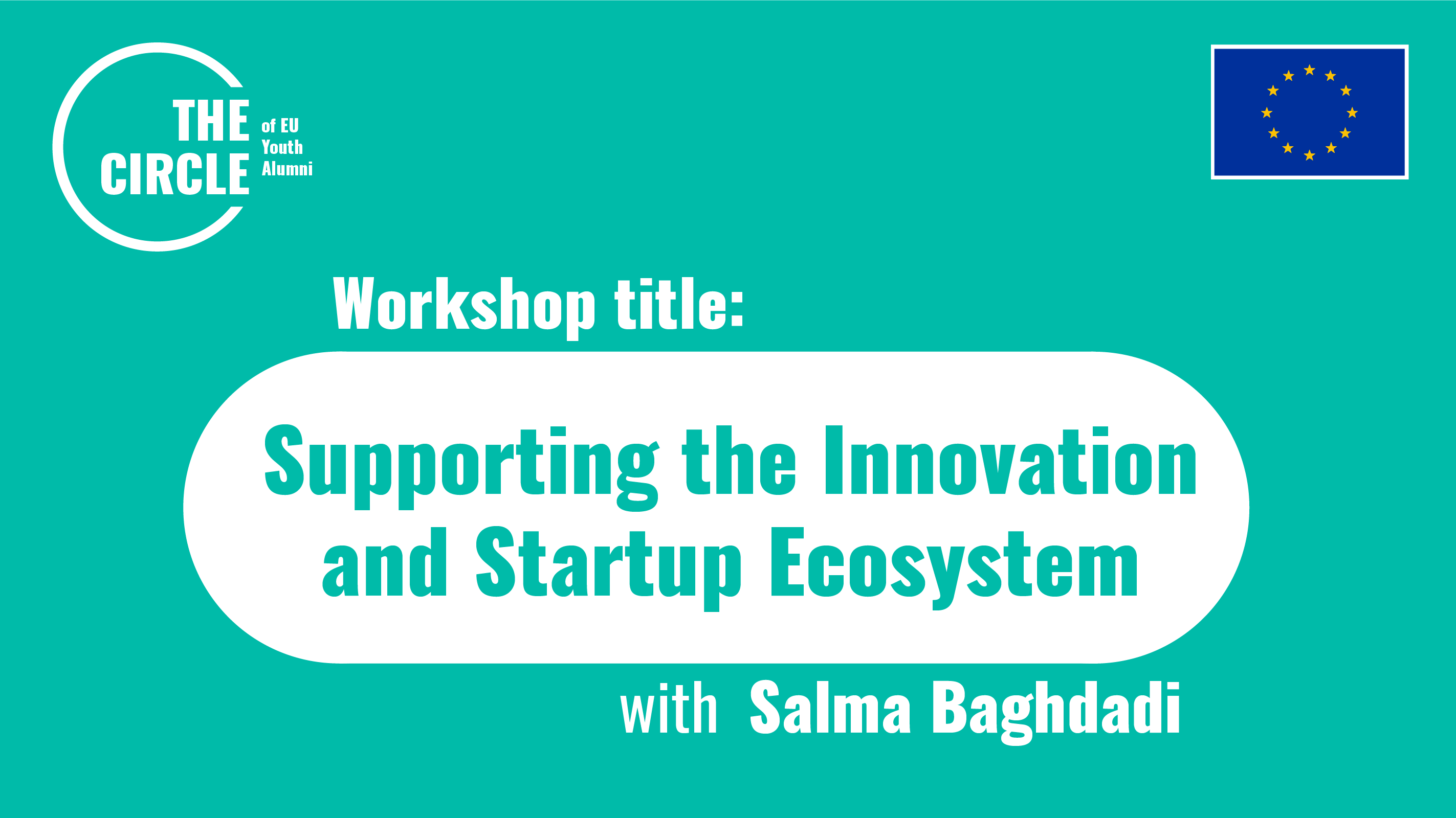 Supporting the Innovation and Startup Ecosystem banner