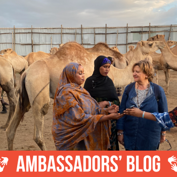 Pastoralist women and camels