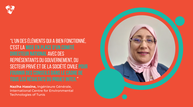 Naziha Hassine, ingénieure générale au Centre international des technologies de l'environnement de Tunis (CITET)