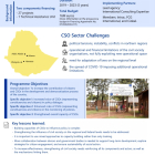 External Evaluation Civil Society Fund III - Infographic