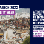 Inequality Week