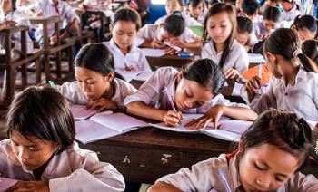 Classroom in Cambodia