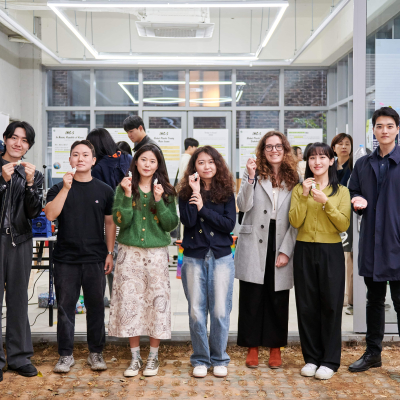 EU Korea Green Partnership team with volunteers from Green Environment Youth Korea 