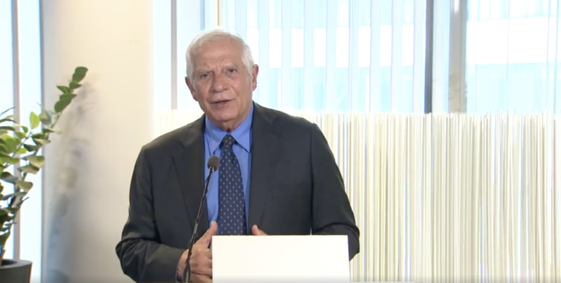 EU/CELAC Summit, Brussels: signing ceremony of a Memorandum of Understanding between Josep Borrell Fontelles, High Representative of the Union for Foreign Affairs and Security Policy and Vice-President of the European Commission, and Eduardo Enrique Reina García, Honduran Minister for Foreign Affairs 