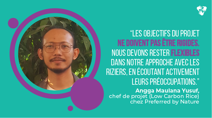 Production de riz durable dans le centre et l'est de Java : le projet Low Carbon Rice