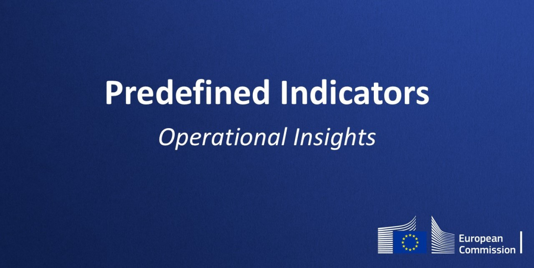 Thumbnail with the text: Predefined indicators: operational insights