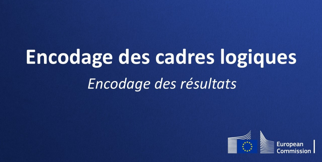 Thumbnail with the text: Encodage des cadres logiques - encodage des resultats