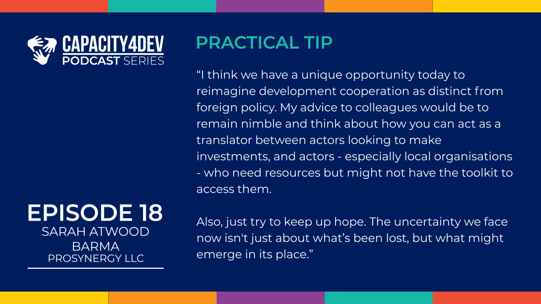 Visual with tips from Podcast episode 18